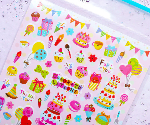 CLEARANCE Cupcake Seal Stickers, Kawaii Sweets Sticker for Bakery Pac, MiniatureSweet, Kawaii Resin Crafts, Decoden Cabochons Supplies