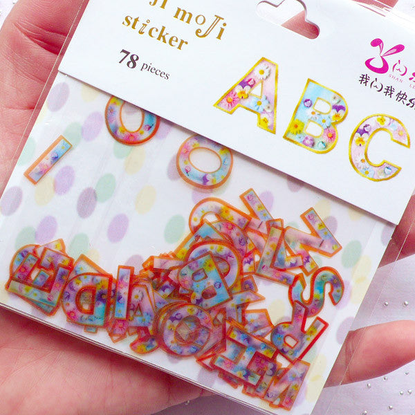 Small Letter Alphabet Stickers Mini Numbers Stickers Self Adhesive Stickers  for Epoxy Resin Art DIY Crafts Scrapbook 
