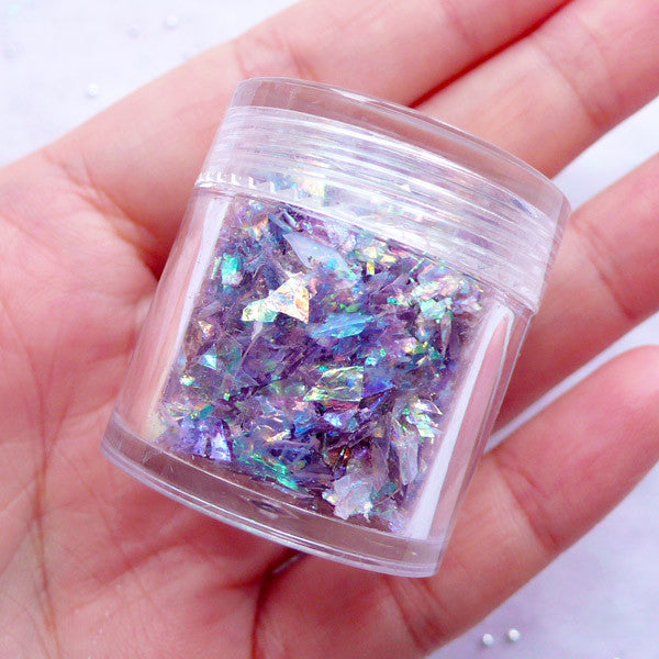 Resin Glitter Powder, Iridescent Fairy Sprinkles, Glitter Phone Case, MiniatureSweet, Kawaii Resin Crafts, Decoden Cabochons Supplies