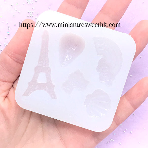 Translucent Liquid Mold Maker, Clear Mold Making, Make Your Own Sili, MiniatureSweet, Kawaii Resin Crafts, Decoden Cabochons Supplies