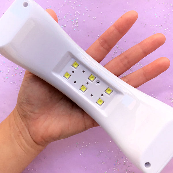 SUNmini USB UV Nail Lamp, 12W Ultraviolet LED, UV Light for Resin Cr, MiniatureSweet, Kawaii Resin Crafts, Decoden Cabochons Supplies