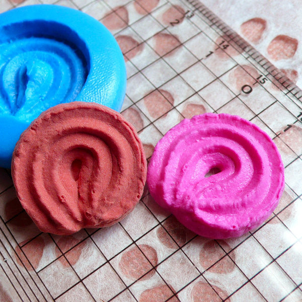 Cupcake Silicone Mold, 22mm, Cupcake Polymer Clay Mold, Flexible Push Mold,  Dollhouse Miniature Mold, Kawaii Decoden, Resin Mold 