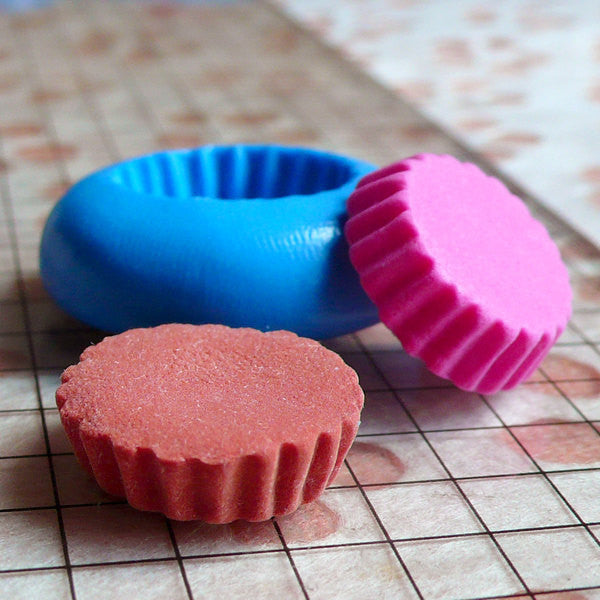3D Cupcake Silicone Mold for Resin and Polymer Clay Creations 
