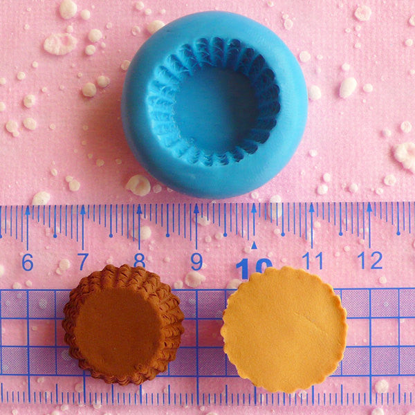 Mini Cupcake Mold Tart Bottom 15mm Flexible Silicone Mold Kawaii Minia, MiniatureSweet, Kawaii Resin Crafts, Decoden Cabochons Supplies