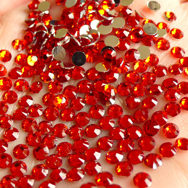 Red Resin Rhinestone