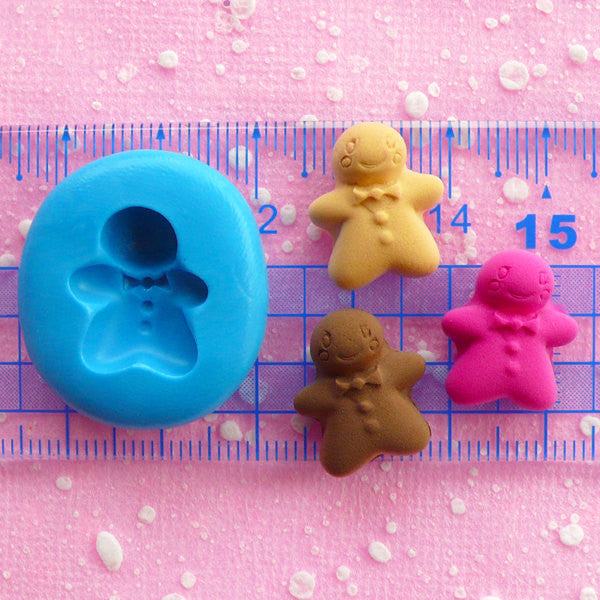 Silicone Candy Molds - Mini Gingerbread Man Silicone Molds For