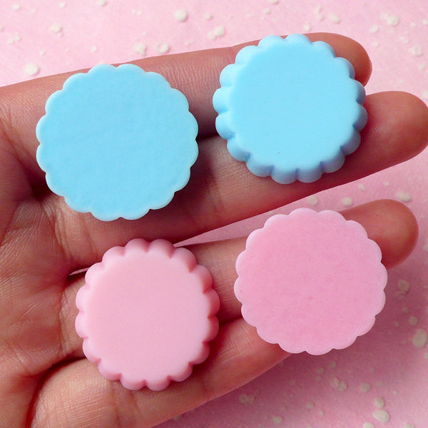 Miniature Tart Bottom Silicone Mold (6 Cavity), Dollhouse Food Craft, MiniatureSweet, Kawaii Resin Crafts, Decoden Cabochons Supplies