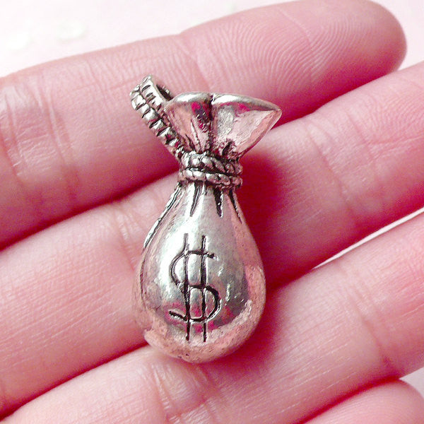 Sterling popular Silver Extra Large Purse Pendant