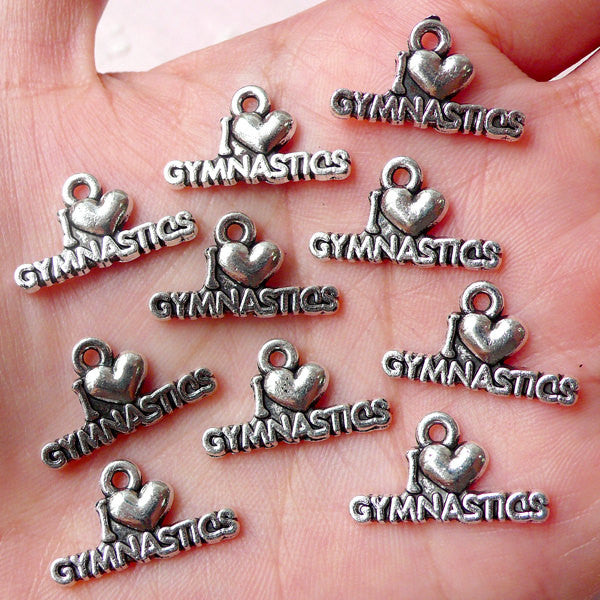 Gymnastics charms hot sale