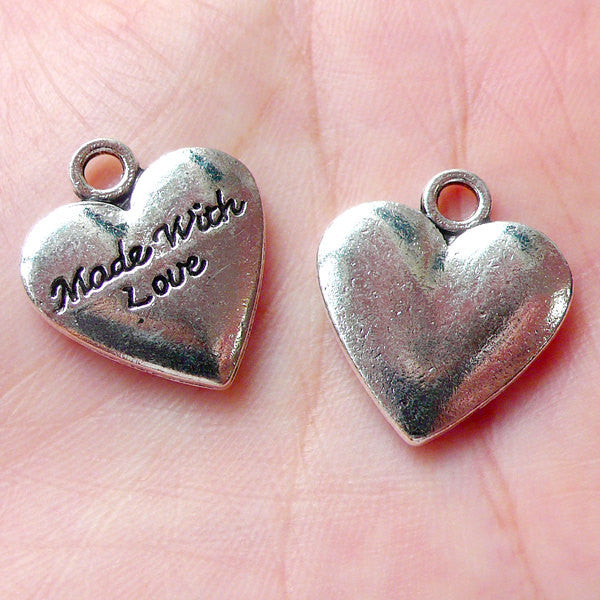 Made with love deals heart charms