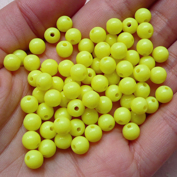 Acrylic Jelly Candy Beads  8mm Round Gum Ball Plastic Beads