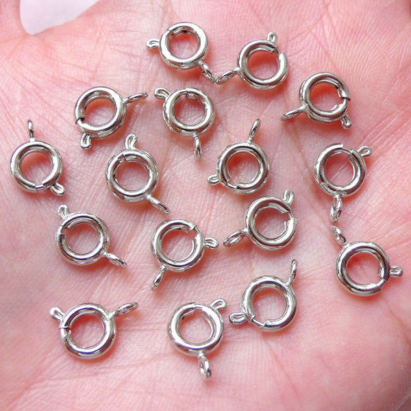 Silver Lapel Pin Backs with 10mm Glue On Pad, Clutch Pin Blanks, Bro, MiniatureSweet, Kawaii Resin Crafts, Decoden Cabochons Supplies
