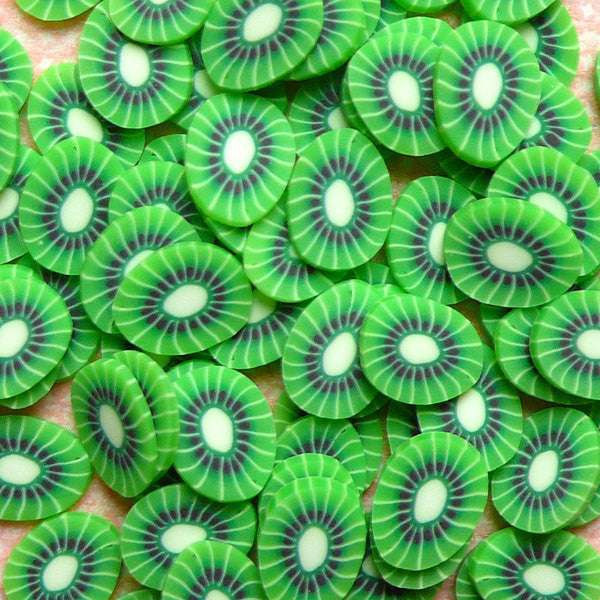 ZPAQI 10g Frog Polymer Clay Slices Green Frog Fimo Slices