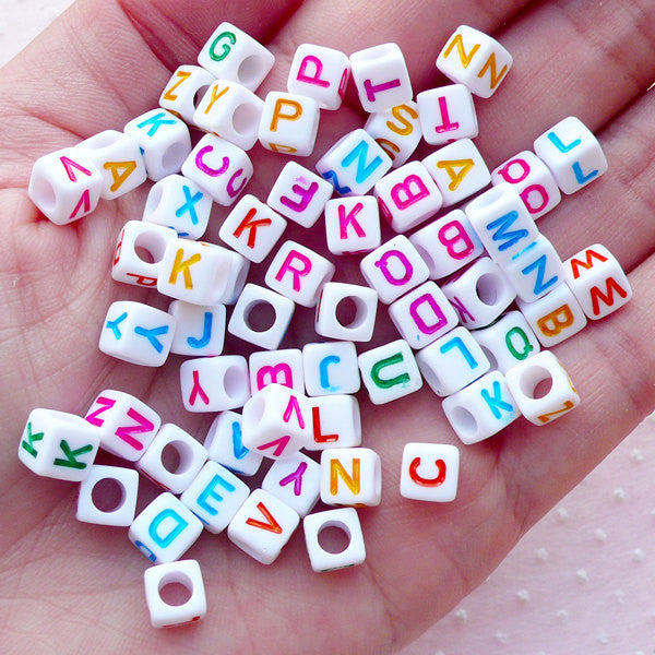 Letter Bead Font - Alphabet Beads