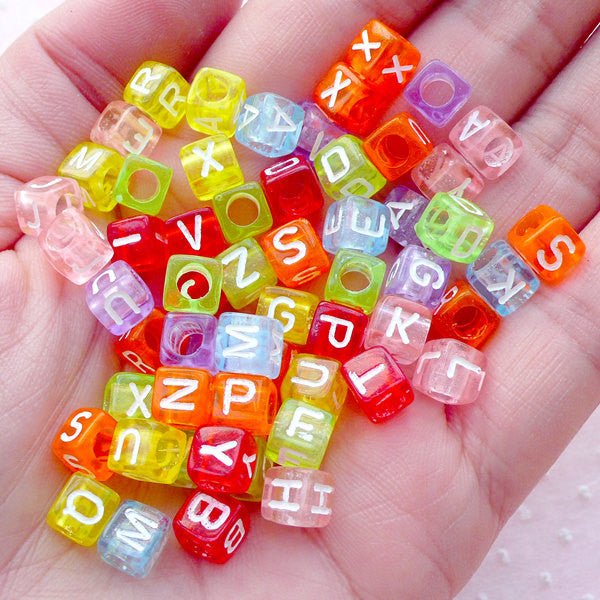 Colorful Number Beads for Jewelry Making, Number Charms, Number Pendants  for Letter Jewelry, Alphabet Beads, Word Beads 