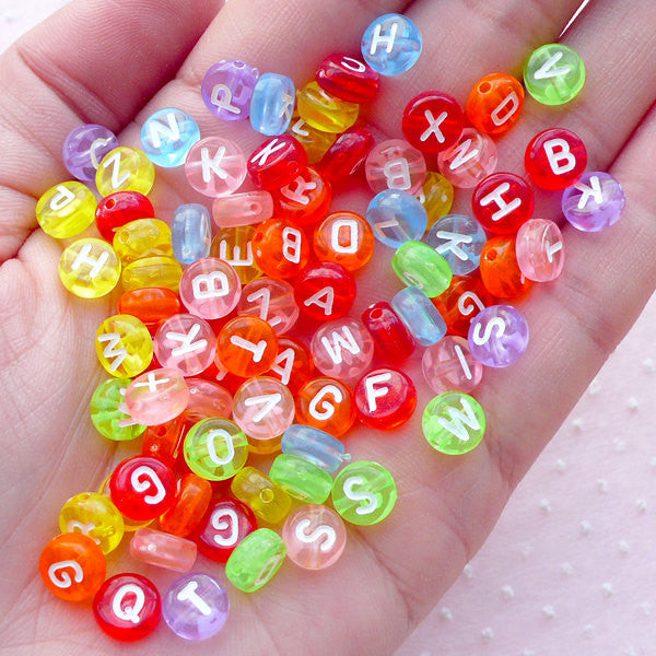Colorful Number Beads for Jewelry Making, Number Charms, Number Pendants  for Letter Jewelry, Alphabet Beads, Word Beads 