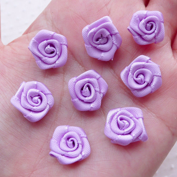 TEN Medium Roses, Metal Flowers for Crafts, Jewelry, Embellishments and  Accents 