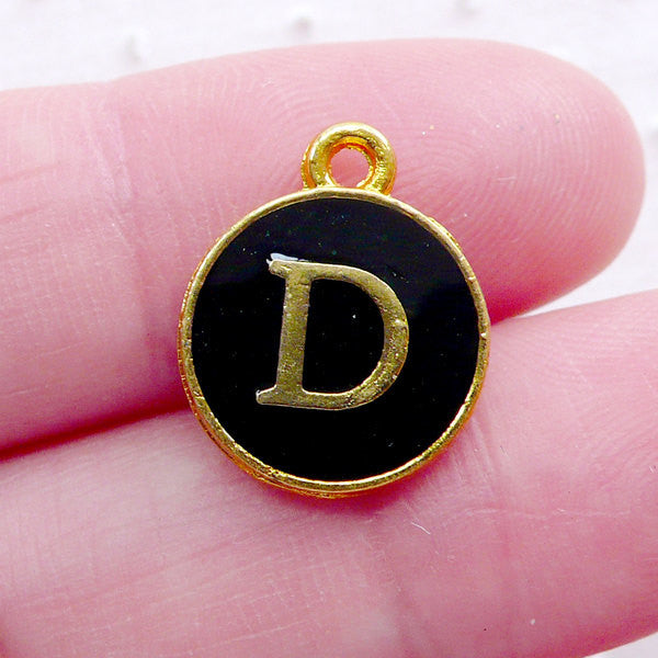 Letter Charms Bulk Enamel Charms Jewelry Making Alphabet Initial