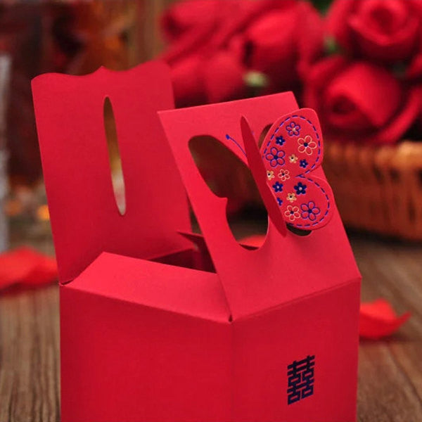 5pcs Wedding Favors for Guests Wedding Favor Boxes Cube 