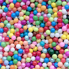 Colorful Fake Sprinkles, Mini Rainbow Foam Ball Beads for Slime, Fau, MiniatureSweet, Kawaii Resin Crafts, Decoden Cabochons Supplies