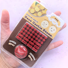 Mini Alphabet Stamp (Letter Number and Symbol) with Handles | Tiny Cookie  Stamps | Sweet Deco | Kawaii Fake Food Craft
