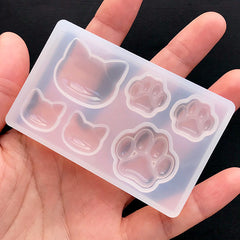 Epoxy Resin Leaves Silicone Mold Multi Pattern Cat Claw Love - Temu