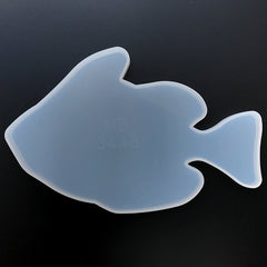 CLEARANCE Large Tropical Fish Silicone Mold, Big Fish Coaster Mould, MiniatureSweet, Kawaii Resin Crafts, Decoden Cabochons Supplies