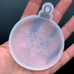 Snowflake Assortment Silicone Mold (3 Cavity), Christmas Charm Making, MiniatureSweet, Kawaii Resin Crafts, Decoden Cabochons Supplies