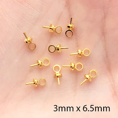 Protoiya 500 Pcs Open Eye Pins, Mix Jewelry Findings Eye Pins,Open Eye Pins  Head Pins Eye Pins Findings for Jewelry Making DIY Necklace 