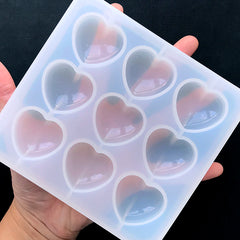 Flexible Silicone Mold for Resin Crafts (58 Cavity), Dome Cabochon Mo, MiniatureSweet, Kawaii Resin Crafts, Decoden Cabochons Supplies