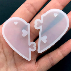9x9x0.75 Heart Shaped Silicone Mold For Epoxy Resin - Heart Mold – Crafted  Elements