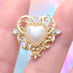 10pcs/bag 25x17mm Heart Charms For Jewelry Making Jewelry Craft