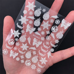 Plastic snowflakes Sticker for Sale by AnnArtshock
