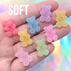 Bear Shaped Gummy Candy Silicone Mold (50 Cavity) with Dropper, Kawai, MiniatureSweet, Kawaii Resin Crafts, Decoden Cabochons Supplies