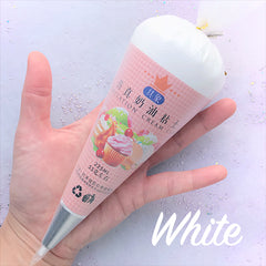 Decoden Whipped Cream Glue, White Vanilla With 1 Frosting Tip, for Cell  Phone Decoration, 50g 