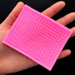 1pc DIY bookmark resin mold rectangular texture pattern bookmark