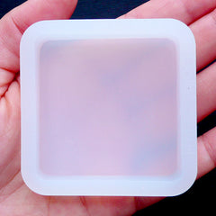 Large Rectangle Mold with Rounded Corner | Epoxy Resin Art | Rectangular  Silicone Mold | Flexible Mould (119mm x 77mm)