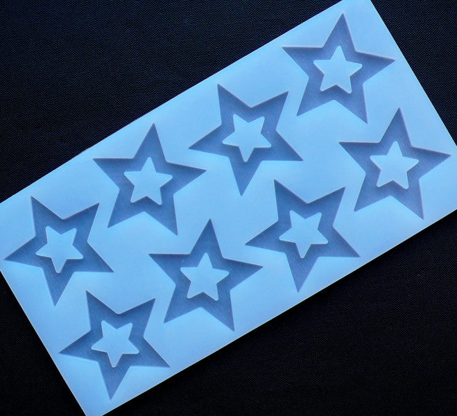 Funky Star Silicone Mold (8 Cavity)