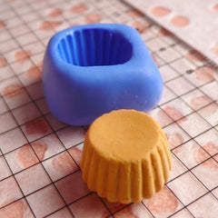 CUPCAKE MINIATURES 2 PART Silicone Molds, Cupcake Push Molds