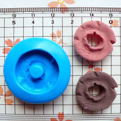 Waffle (14mm) Silicone Flexible Push Mold - Miniature Food, Jewelry, C, MiniatureSweet, Kawaii Resin Crafts, Decoden Cabochons Supplies