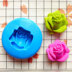 Small Lilly Molds Silicone Tiny Rose Mold 14mm Flower Molds Resin