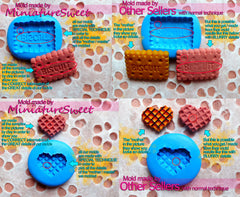 Mold to Make 1:24 Scale Cupcakes for Dollhouses [SDC MOLD14]