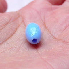 Pastel Heart Beads (12mm x 11mm / Rainbow Color / 30pcs) Decora Acrylic  Bead Loose Plastic Bead Sweet Colorful Fairy Kei Jewellery DIY F273